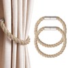 Heatunk 2 Pack Modern Magnetic Curtain Tiebacks – Stylish Drapery