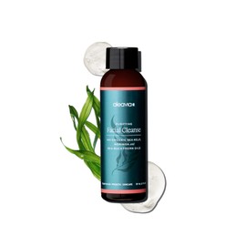 Aleavia Travel Size Purifying Facial Cleanse – Fragrance-Free Organic & All-Natural Prebiotic, Vegan Face Wash – Nourish your Healthy Skin Microbiome – 2 oz. (New Formula)