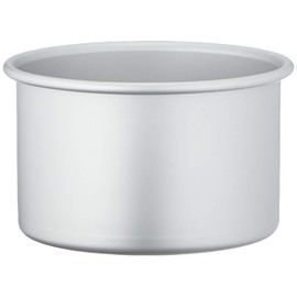 PROFESSIONAL ROUND MOULD MADE FROM ANODISED ALUMINIUM DIAMETER 15 X 10 CM