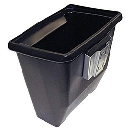 Carrand 94101 Squeegee Bucket with Bracket, 1 Gallon , Black