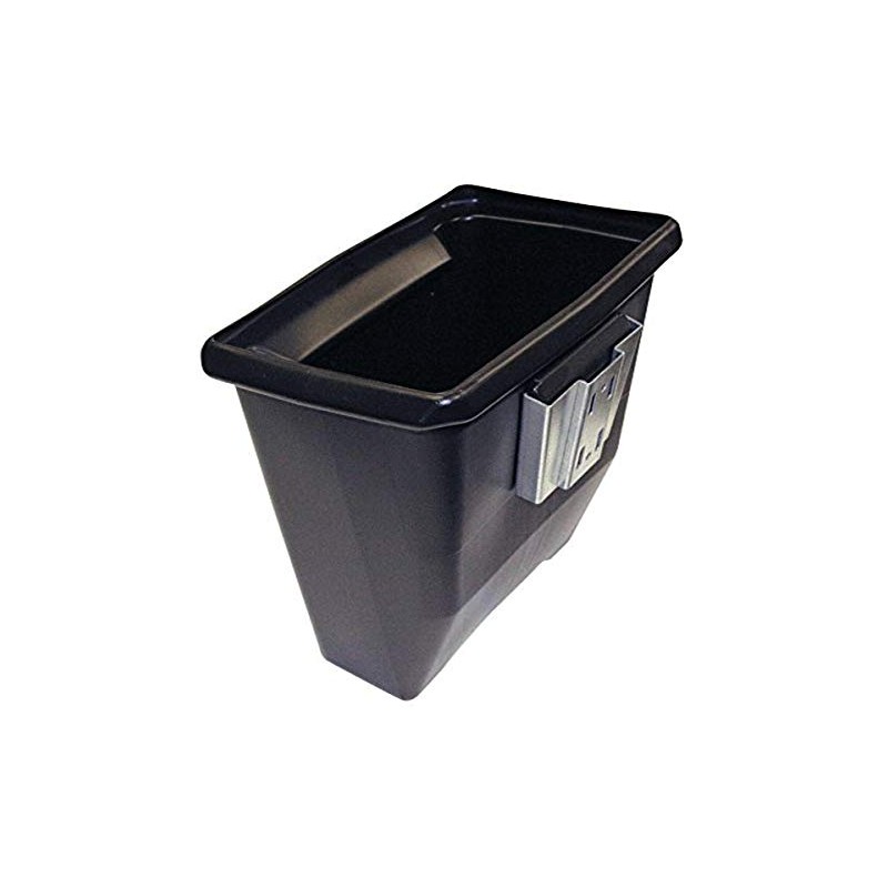 Carrand 94101 Squeegee Bucket with Bracket, 1 Gallon , Black