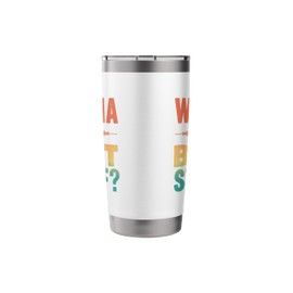Retro Wanna Do Boat Stuff - Funny Boating Stainless Steel Insulated Tumbler