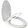 Bemis WHT 188slow-000 Elongated Toilet Seat, White