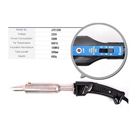 High Temp Heavy Duty Soldering for big ground connection, earth wire and steel plate, Adjustable Temperature Welding tool. (JY-21200(200W)(Stick type)