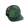 Structured Trucker Mesh Hat Custom Colors Letter P Initial Baseball