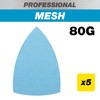 Trend Professional 100 x 150 mm Detail Sanding Pads, 80