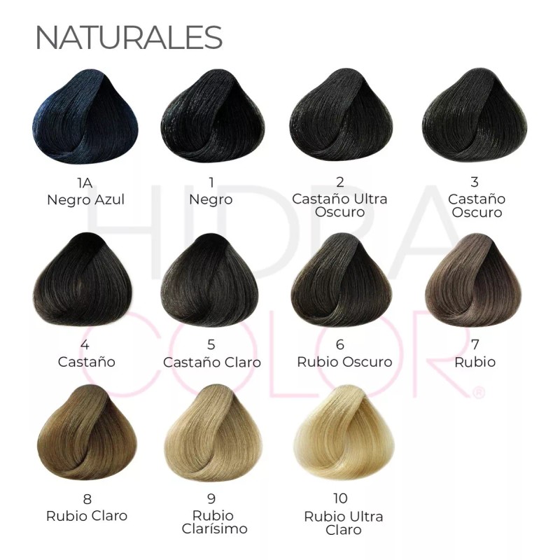Hidracolor Tinte Para Cabello Hidracolor Naturales 90 Ml + Peróxido