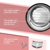 WeCooper 304 Stainless Steel Air Vent 150mm, Round Bull Nosed