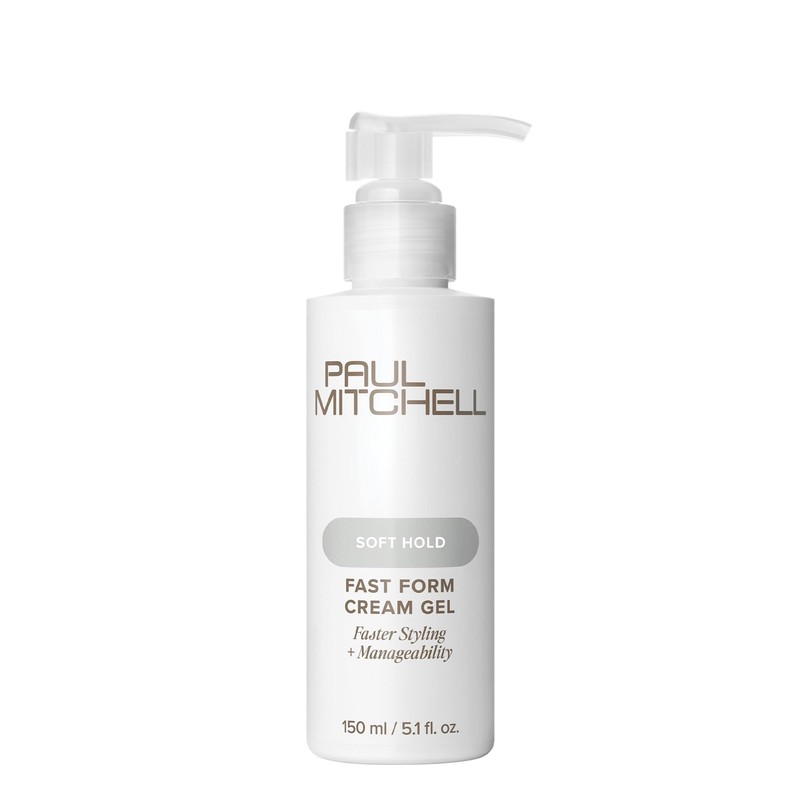Paul Mitchell Fast Form Cream Gel para Peinar, Fijación Suave,
