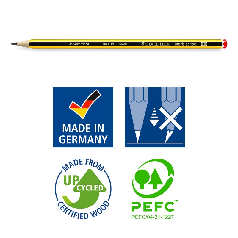 STAEDTLER 121SET BKD Noris School Graphite HB Pencil Student Stationery