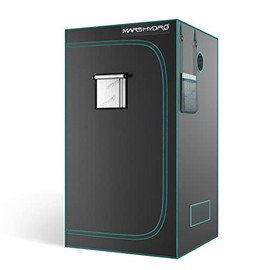 MARS HYDRO 2.6x2.6 Grow Tent, 32"x32"x63" Reflective Mylar Grow Tents with Removable Floor Tray View Window for Indoor Plant Growing Room for TS1000/FC-E3000