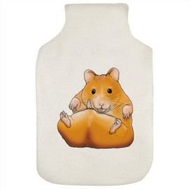'Hamster On It's Back' Hot Water Bottle Cover (HW00021746)