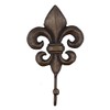 SPI Home Cast Iron Fleur De Lis Wall Hook