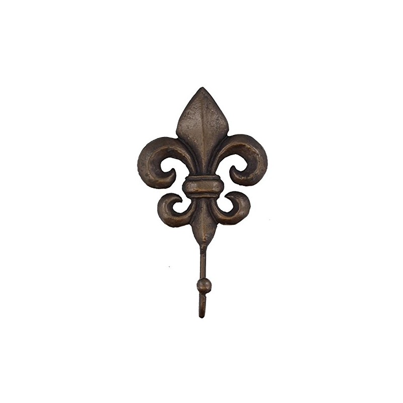 SPI Home Cast Iron Fleur De Lis Wall Hook