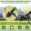 Allony Patio Weeder Tool, Detachable Stand Up Weeder Remover Tool