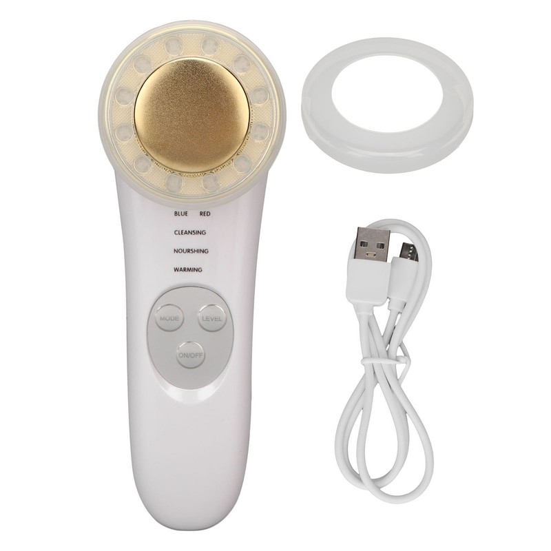 Facial Beauty Machine 3 Modes 2 Levels Deep Cleansing Red