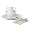Martha Stewart 32 Piece Stoneware Dinnerware and Flatware Combo Set