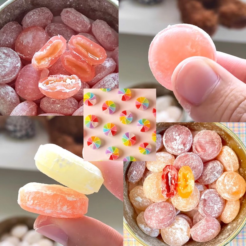 YIMINGMOLD Round Silicone Candy Molds For Hard Candy Gummy