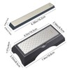 Diamond Sharpening Stone Set: Double Sided 400/1000 & 3000 Grit