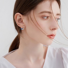 Animal Earrings for Women Girls Koala/Dinosaur/Octopus/Pig/Fox Hoop Earrings 925 Sterling Silver Jewellery Animal Gift, Sterling Silver