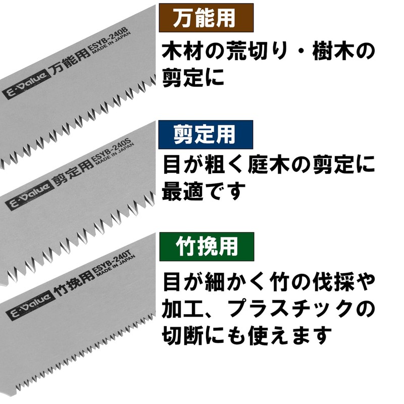 E-Value ESYB-240T Replacement Blade Saw 240 Bamboo Grinder Replacement Blade