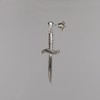 925 Sterling Silver Gothic Dagger Sword Pirate Medieval Renaissance Single
