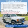 RALBDX 2 Barrel Carburetor Replacement For Toyota 22R Engines 1981-1987