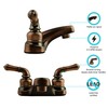 Dura Faucet DF-PL700C-ORB RV Bathroom Faucet with Classical Handles (Oil