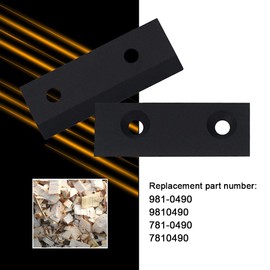 KINTLE 781-0490 Shredder/Chipper Blade - Compatible with MTD/Troy-Bilt/Craftsman Chipper- Fits 981-0490, 781-0490, 9810490, 7810490