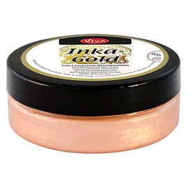 Viva Decor® Inka Gold (Apricot, 2,2 oz) Metallic Acrylic Paint - Craft Paint Set - Effect Paints - Craft Paints Acrylic Sets - Apply, Polish - Done! - Made in Germany