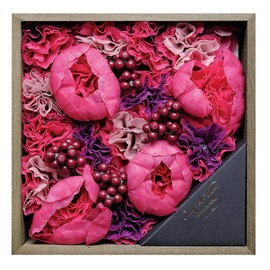 Nor Corporation Bath Petals Box, Champ de Fleur, Ombois Bonnee Urnée OB-EGN-3-2 Bath Salt, Amber Floral 2.6 oz (75 g)