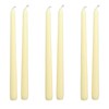Luminessence Dripless Taper Candles Unscented Candles 6 Candles Sticks Long Burning 10 inch