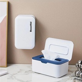 Dispensador de Toallitas Humedas, Funda para Toallitas Húmedas, Caja de Almacenamiento de Toallitas Humedas, Caja de Toallitas Humedas Anti-polvo con Tapa para Mantiene Las Toallitas Frescas
