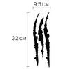 GamesMonkey® – 2 Stück Monster Claw Scratch Sticker Monster Scratch