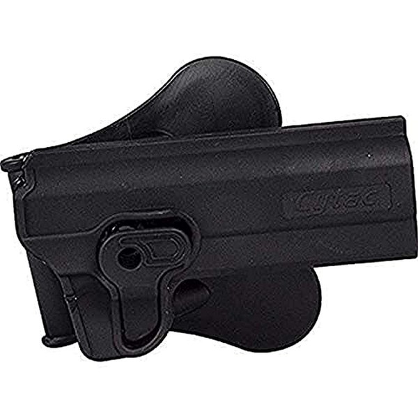 Cytac 1911 Paddle Holster Tactical holster with Secure one press gun release mechanism , Black