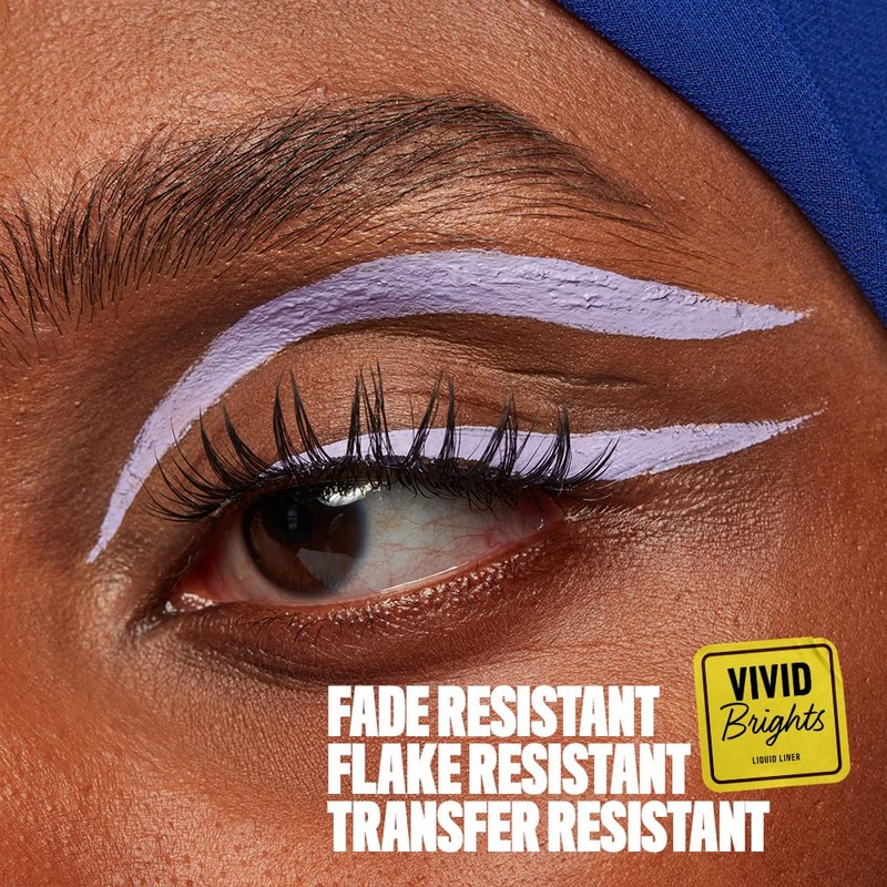 NYX PROFESSIONAL MAKEUP Vivid Brights Liquid Liner, Smear-Resistant Eyeliner with
