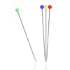 Glass Head Pins assorted Colours