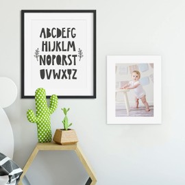 Somime 10-Pack White Uncut Picture Frame Backing Board,Acid Free 8x10 White Matte Picture Board for Photos