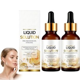 Sérum facial reafirmante antiedad, sérum reafirmante antiedad con colágeno, sér/um facial reafirm/ante intensivo con colágeno profundo, hidratante, humectante, reafirm/ante, suaviza las líneas (2PCS)