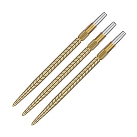 Target Darts Swiss Point Dart Points, RVE (3 Pack Set of Tips) 35MM – Gold | Change Dart Points, Swiss Storm Points, Professional Darts Accessories