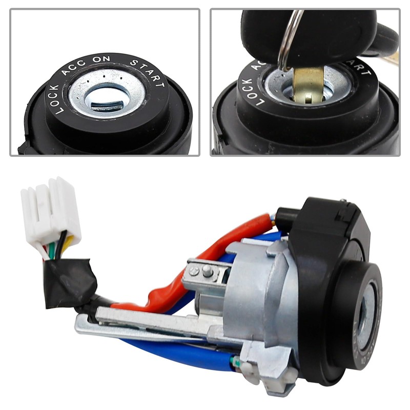 Full Door Lock Ignition Switch Cylinder, Replacement for Hyundai Sonata