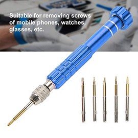 Cimenn Destornillador Mango con 5 Piezas de precisión Kit de Herramientas de reparación de Gafas telefónicas para teléfonos celulares, computadoras portátiles, electrodomésticos, Relojes, Joyas(03)