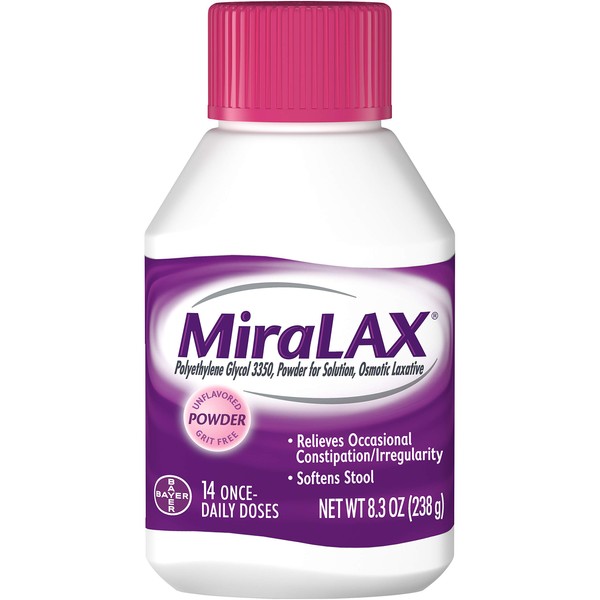 MiraLAX Laxative Powder for Solution oz, 8.3 Ounce