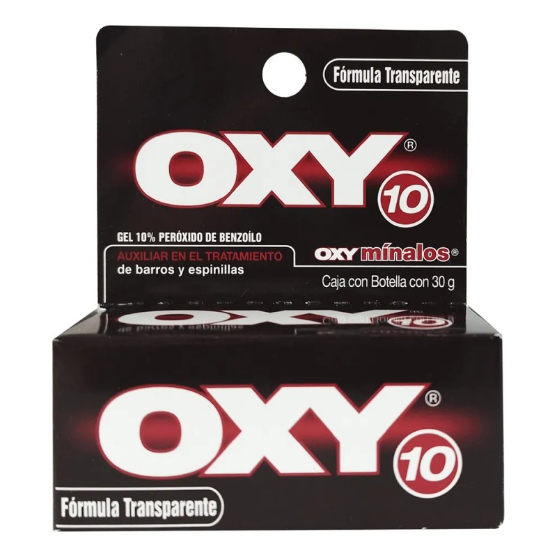 Oxy 10 Gel Antiacné 30g con Peróxido de Benzoílo Rohto