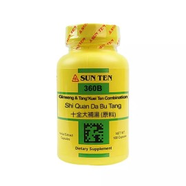 Sun Ten - Ginseng & Tang-kuei Ten Combination Capsules/Shi Quan Da Bu Tang/