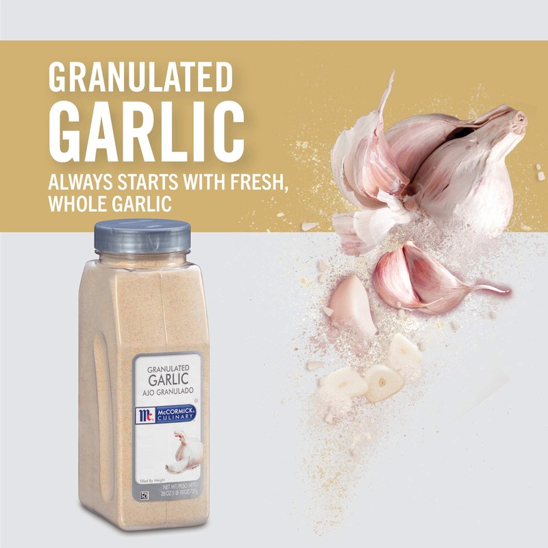 McCormick Culinary Granulated Garlic, 26 oz - One 26 Ounce