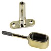 Gedotec Wardrobe Rail Bearing for Ceiling Mounting Wardrobe Rail Holder