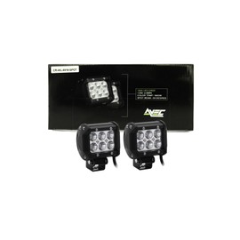 1 Pair Avec(R) 18w Cree Spot light led work light bars pods bottom mount