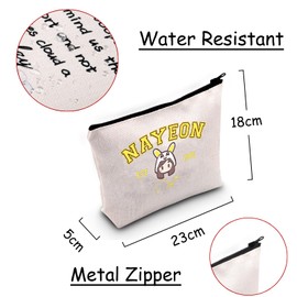 JXGZSO Cartoon Character Makeup Bag Kpop Music Lover Gift Album Storage Bag Korean Kpop Group Kpop Concert Gift (Cartoon Character 1)