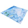 Bathroom Curtain with Hook Waterproof Elastic Hanging Shower Curtain for